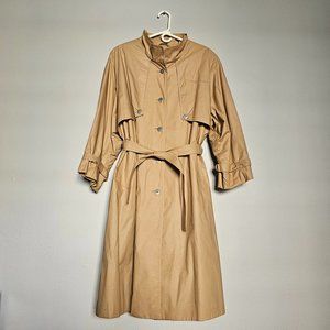 Vintage 80s Inkol Leskovac Yugoslavian Padded Trench Coat
